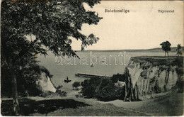 T2/T3 1916 Balatonaliga, Tájrészlet, Sziklafal. Novák Jenő Kiadása (EK) - Unclassified