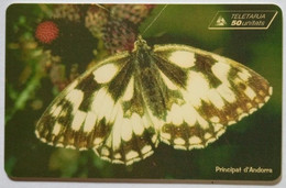 Andorra 50 Units "  Papallona " ( Butterfly ) - Andorre