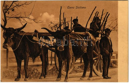 * T2 Carro Siciliano / Italian Folklore, Ox Cart From Sicily - Unclassified