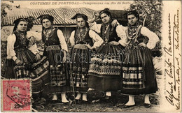 T2 1903 Costumes De Portugal, Camponezas Em Dia De Festa / Portugese Folklore. TCV Card - Unclassified