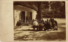 T3 1907 Kolozsvár, Cluj; Erdélyi Folklór, Ebéd / Transylvanian Folklore, Lunch. Photo (EB) - Unclassified