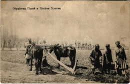 ** T2/T3 Orosz Mezőgazdasági Munka, Szántóföldi Talajművelés és Gyapotültetés / Russian Folklore, Field Tillage And Cott - Unclassified