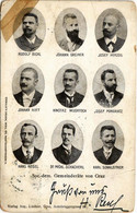 T4 1904 Soc.-dem. Gemeinderäte Von Graz / Members Of The Social Democrat Council Of Graz (b) - Unclassified