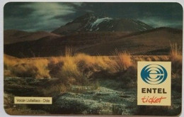 Chile Entel $5000 " Vulcan Llullaillaco " - Cile