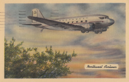 CPA - Douglas DC 3 - Compagnie Northwest Airlines INC. - 1946-....: Moderne