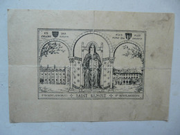 CARTE OBLATION - SAINT BENOIT D'ENCALCAT 1929 - Mitgliedskarten