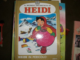 LIBRO "IL MONDO INCANTATO DI HEIDI" HEIDI IN PERICOLO -EDIERRE 1978 - Enfants Et Adolescents