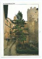 CIUDAD HISTORICA Y MONUMENTAL.- MURALLA AL FONDO TORRE DE LA CATEDRAL.-  ALBARRACIN - TERUEL.- ( ESPAÑA ) - Teruel