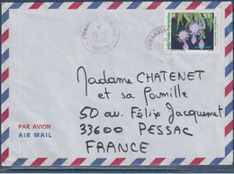 Enveloppe De Polynésie Punaauia Tamanu, Tahiti, 29.05.95 Avec Timbre N°462 - Lettres & Documents