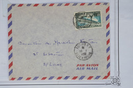 AW11 COTE D IVOIRE BELLE LETTRE 1958 PAR AVION  ABIDJAN   POUR ST SEBASTIEN   FRANCE  + AFFRANCH. INTERESSANT - Briefe U. Dokumente