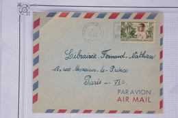 AW11 AEF  BELLE LETTRE 1956 PETIT BUREAU PORT GENTIL   POUR  PARIS  FRANCE   + + AFFRANCH.PLAISANT - Briefe U. Dokumente