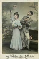 Jeux Et Jouets * Carte Photo * Le Jeu De Diabolo * Homme Femme Jeu Jouet Sport - Jeux Et Jouets