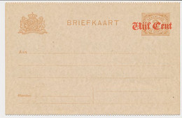Briefkaart G. 107 B II - Papier Grijs Gewolkt - Postwaardestukken