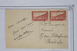 AW11  AOF SENEGAL BELLE CARTE 1938  PAR AVION A  PARIS    +PAIRE DE TP  + AFFRANCH.  PLAISANT - Cartas & Documentos