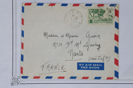 AW11  TOGO L BELLE LETTRE  1953  PAR AVION  LOME   A  NANTES  FRANCE+++AFFRANCH.  PLAISANT - Storia Postale