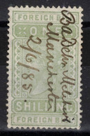 Grande-Bretagne - Fiscal - Victoria - Foreign Bill - One Shilling - 1885 - Fiscaux