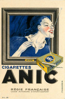 Cigarettes ANIC Régie Française * CPA Publicitaire Illustrateur DRANSY * Publicité Pub Tabacs Tabac TABAC - Advertising