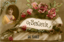 Niort * Un Bonjour Et Souvenir De La Commune - Niort