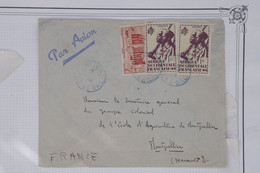 AW11  AOF SENEGAL  BELLE LETTRE  1945  PAR AVION    A  MONTPELLIER  FRANCE+++AFFRANCH.  PLAISANT - Cartas & Documentos