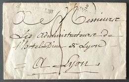 France Griffe 37 ST MARCELLIN Sur Lettre + TAD 2.4.1830 - (A1433) - 1801-1848: Précurseurs XIX