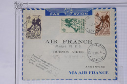 AW11  AOF SENEGAL  BELLE LETTRE  1946  PAR AVION DAKAR A BUENOS AIRES ARGENTINA +++AFFRANCH.  PLAISANT - Covers & Documents