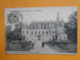 SOUPIR  (Aisne) -- Le Chateau - ANIMEE - 3 Personnes En 1er Plan - Vue PEU COURANTE !! Cpa Circulé 1906 - Other Municipalities