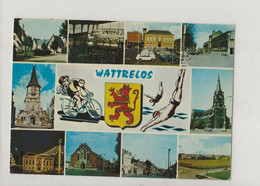 Wattrelos (59) : 10 Vues Avec Blason Et Illustration Cycliste Et Nageur En 1976 GF. - Wattrelos