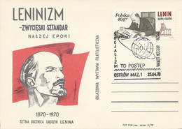 Poland Postmark D70.04.25 OSTROW MAZ.02kop: Lenin 100 Y. (analogous) - Stamped Stationery
