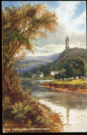 River Forth Wallace Monument 1906 Tuck's Oilette - Stirlingshire