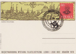 Poland Postmark D70.12.06 KRAKOW.02: Lenin 100 Y. - Stamped Stationery