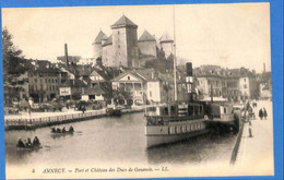 74 - Haute Savoie - Annecy - Port Et Chateau Des Ducs De Genevois (N8116) - Annecy