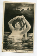 ART NOUVEAU Les Ondines 107/ 3 SIP Jeune Femme Au Bain Surréalisme Photog Reutlinger  1900    D09 2022 - Non Classificati