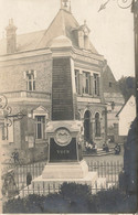 80 - SOMME - AILLY-LE-HAUT-CLOCHER - Carte Photo - Monument Aux Morts - Hôtel De Ville - 10244 - Ailly Le Haut Clocher