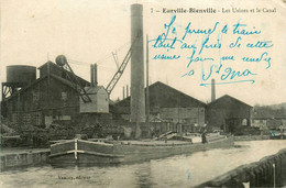 Eurville * Bienville * Vue Sur Les Usines Et Le Canal * Péniche Batellerie - Other & Unclassified