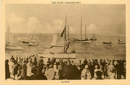 Ile D'aix * Vue Sur Le Port * Bateaux - Otros & Sin Clasificación