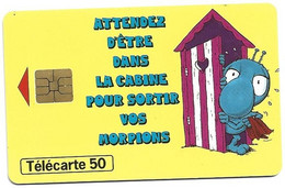 Carte Téléphonique  Pub Morpions - 1999