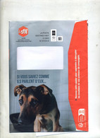 Enveloppe Reponse T SPA + Destineo Theme Chien - Cartes/Enveloppes Réponse T