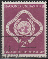Nations Unies. New York 1951. ~ YT 3 - Pais, Justice, Sécurité - Usados