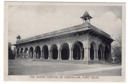 FORT DELHI - The Outer Portion Of Dewan-I-Am - Mirza - India