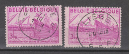 COB 770 Oblitération Centrale LIEGE 6 - 1948 Export