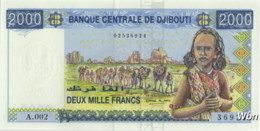 Djibouti 2000 Francs (P43) -UNC- - Djibouti