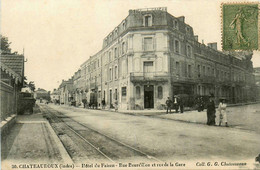 Châteauroux * Hôtel Du Faisan * Rue Bourdillon Et Rue De La Gare * Ligne Chemin De Fer - Chateauroux