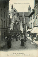 St Brieuc * La Rue St Gilles * Abside De La Cathédrale * Commerces Magasins - Saint-Brieuc