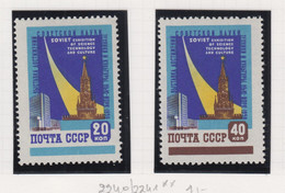 Sowjet-Unie Jaar 1959 Michel-nr 2240/2241 ** - Altri & Non Classificati