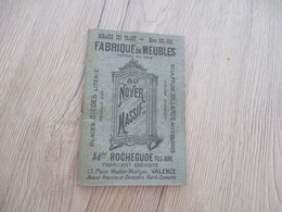 Livret Horaire Chemins De Fer Tramways Voitures 1905/1906 Valence Pub Rochegude Meubles - Railway & Tramway