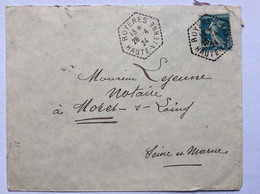 AGENCE POSTALE ROYERES HAUTE VIENNE Sur Lettre - Manual Postmarks
