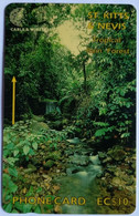 St Kitts And Nevis Cable And Wireless EC$10 262CSKA " Tropical Rain Forest " - St. Kitts En Nevis