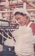 China - Communist Propaganda - The All China Federation Of Democratic Youth - Young Girl Working In The Textile Industry - China