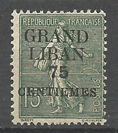 GRAND LIBAN  N° 4 NEUF*  TRACE DE  CHARNIERE  / MH - Unused Stamps
