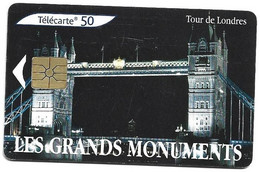 Carte Téléphonique   Les Grands Monuments **  Tour De Londres  ** 2005 - 2005